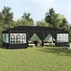 vidaXL Tente de fête  avec 12 parois latérales Anthracite 8x4 m PE