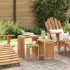 vidaXL Set de Tables Gigognes  3 pcs en Bois Massif Teck