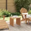 vidaXL Table d'appoint de jardin  45x42,5x45 cm en bois massif de teck