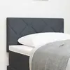 Tête De Lit Montage Mural Géométrique Gris Foncé 80 Cm Velours Vidaxl