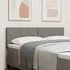 vidaXL Tête De Lit Vidaxl Design Blocs Diamant Taupe 160 Cm Tissu