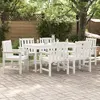 Vidaxl - Chaise De Jardin. 6 Pcs Blanc 65.5 X 55.5 X 88cm Plastique