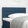 Vidaxl tête de lit design lignes bleues 100 cm en tissu