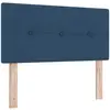 Vidaxl tête de lit capitonnée bleu 100 cm en tissu