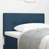 Vidaxl tête de lit  bouton capitonné bleu 80 cm tissu