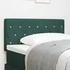 Tête De Lit En Velours Argyle Manuel Vert Foncé 90 Cm Velours Vidaxl