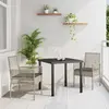 vidaXL Chaises de jardin 2 pcs avec coussins Gris clair en poly rattan