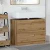 vidaXL Meuble sous lavabo en chêne artisanal 78x37x59 cm en bois reconstitué
