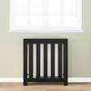 vidaXL Vidaxl Cache-Radiateur Chêne Noir 78x20x82 Cm Bois D'ingénierie