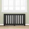 vidaXL Cache-Radiateur Chêne noir 149 x 20 x 82 cm Bois d'ingénierie