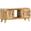 Vidaxl - Meuble tv 105x46x32 cm bois massif de manguier brut