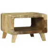 vidaXL Table Basse  50x50x35 cm en Bois de Manguier Massif