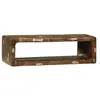 vidaXL Meuble TV  Multicolore 80x30x25 cm en bois massif récupéré