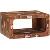vidaXL Tables de chevet Bois récupéré massif