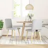 Vidaxl chaises à manger lot de 2 gris nuage tissu