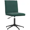 Vidaxl - Chaise De Salle À Manger Vert Foncé Velours