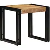 vidaXL Table Basse Vidaxl 40x50x38 Cm En Bois De Manguier Brut