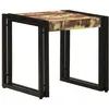 vidaXL Table basse Multicolore 40 x 40 x 38 cm Bois Recyclé Solide