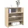 vidaXL Bureau réception chêne sonoma 100x50x103,5 cm bois d'ingénierie