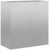 vidaXL Jardinière 80x40x80 cm acier galvanisé