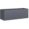 vidaXL Jardinière anthracite 120x40x40 cm acier laminé à froid