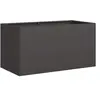 vidaXL Jardinière noir 80x40x40 cm acier laminé à froid