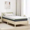 vidaXL Matelas Blanc, Gris 90 x 200 cm