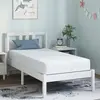 vidaXL Matelas Blanc, bleu 80 x 160 cm