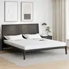 vidaXL Matelas Blanc 200 x 200 cm Tissu 100% polyester