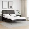 vidaXL Matelas Blanc, Gris 140 x 190 cm