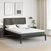 vidaXL Matelas Blanc, Gris 140 x 200 cm
