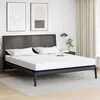 vidaXL Matelas Blanc, bleu 180 x 200 cm