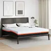 vidaXL Matelas Blanc, Gris 180 x 200 cm