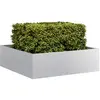 vidaXL Jardinière 100x100x30 cm acier galvanisé