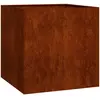 Vidaxl - Jardinière rouillé 80x80x80 cm acier inoxydable