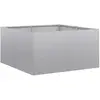 vidaXL Jardinière 80x80x40 cm acier galvanisé