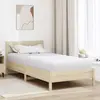 vidaXL Matelas Blanc 90 x 200 cm Tissu 100% polyester
