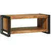 vidaXL Vidaxl Table Basse 90x50x38 Cm Bois Massif Acacia