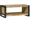 vidaXL Vidaxl Table Basse 90x50x38 Cm Bois Brut De Mangue