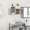 Armoire murale de bain sonoma gris 60x25x30cm bois d'ingénierie Vidaxl