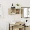 vidaXL Armoire murale de bain chêne sonoma 60x25x30 cm bois ingénierie