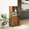 Vidaxl armoire de cuisine vieux bois 57x41,5x131,5 cm bois ingénierie