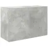 vidaXL Armoire murale de bain gris béton 60x25x40 cm bois d'ingénierie
