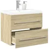 vidaXL Vidaxl Ensemble De Meubles De Salle De Bain 2 Pcs Chêne Sonoma