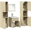 Vidaxl - Ensemble de meubles de salle de bain 5 pcs chêne sonoma 203727
