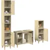 vidaXL Vidaxl Ensemble De Meubles De Salle De Bain 3 Pcs Chêne Sonoma
