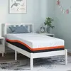 vidaXL Matelas Blanc, Gris 80 x 160 cm