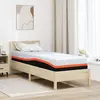 vidaXL Matelas Blanc, Gris 80 x 200 cm
