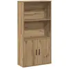 Vidaxl - Bibliothèque chêne artisanal 60x24x120 cm bois d'ingénierie