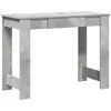 Vidaxl - Bureau gris béton 100x45x75 cm bois d'ingénierie